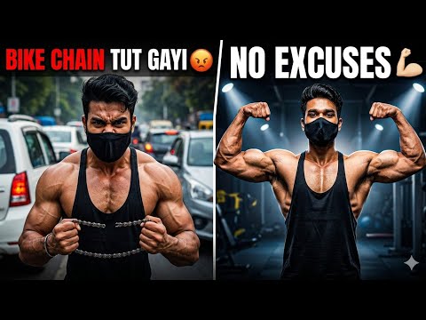 Day 123 Gym Vlog | Bike Chain Tut Gayi 😡 Phir Bhi Hustle Nahi Ruka 💪