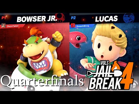 🔥VGLS Jailbreak 4 Quarterfinals - DezoTwist (Bowser Jr.) Vs. SmashBros (Lucas) ~ August 2020
