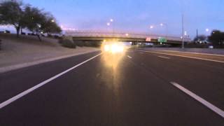 preview picture of video 'Rear View to Dead Cow Road, Mesa to Maricopa, Arizona, 20 March 2015'