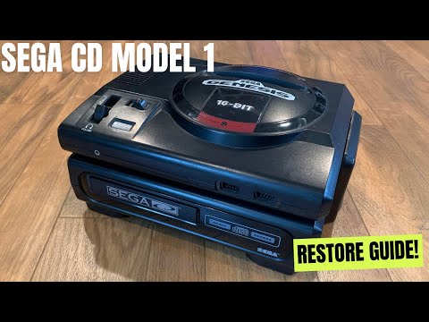 Restoring a Sega CD Model 1 is a MUST in 2025! Teardown, capacitor replacement, and much more!