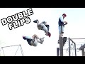 Literally Just DOUBLE FLIPS Parkour