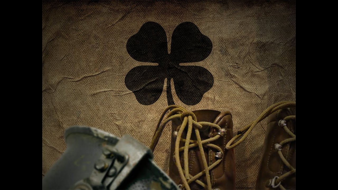 Four-Leaf Clover Gun Stencil from GunStencils.com