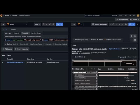 Grafana LGTM with Docker Compose OpenTelemetry and Crypto Currency API | (Loki, Prometheus, Tempo)