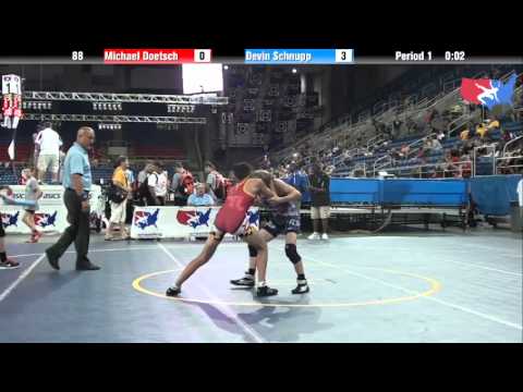 Fargo 2012 88 Round 5: Michael Doetsch (Maryland) vs. Devin Schnupp (Pennsylvania)
