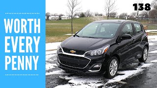 2020 Chevy Spark 1LT // review and test drive // 100 rental cars