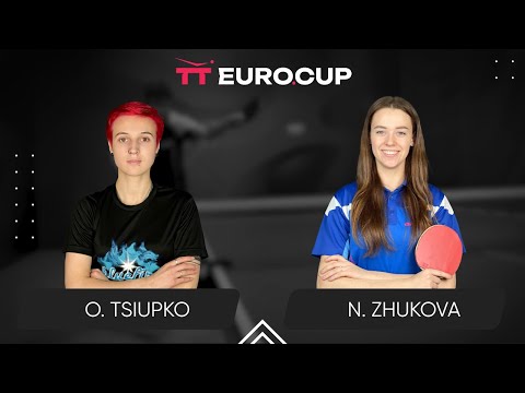 09:30 Oleksandra Tsiupko - Nadiia Zhukova 07.07.2024 TT Euro.Cup Women Ukraine Star. TABLE 4