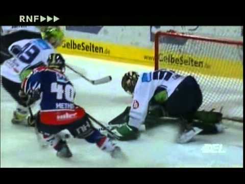 DEL 08-09 QF1 Mannheim - Nürnberg 5-0 Teil 1