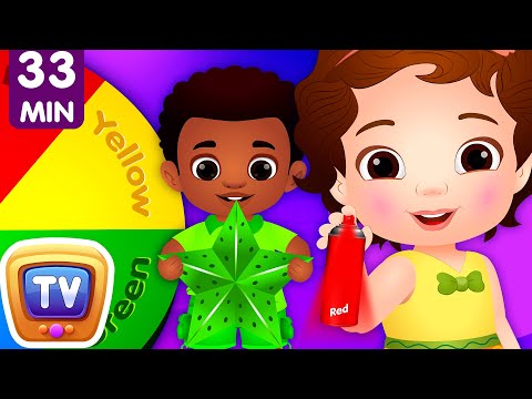 Let's Learn The Colors! + More ChuChu TV Funzone Nursery Rhymes & Toddler Videos