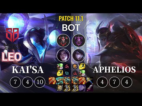 SB Leo Kai'Sa vs Aphelios Bot - KR Patch 11.1