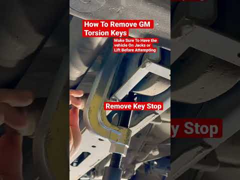 GMC Torsion Key Removal Steps 👈🏽 #shorts