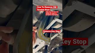 GMC Torsion Key Removal Steps 👈🏽 #shorts