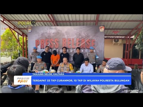 POLRESTA BULUNGAN RILIS KASUS CURANMOR