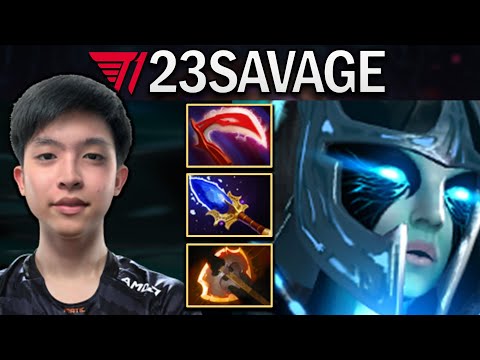 T1.23SAVAGE PHANTOM ASSASSIN WITH WITH DESO-AGHANIMS - DOTA 2 GAMEPLAY
