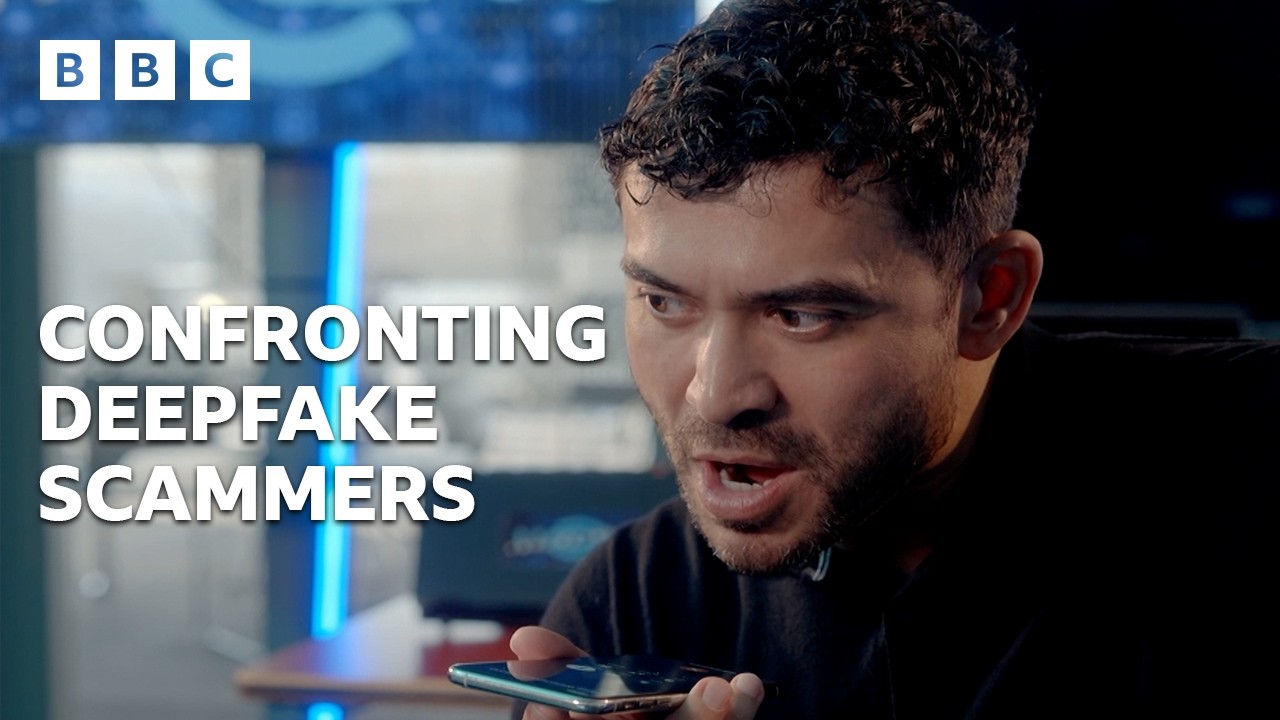 Confronting celebrity deepfake SCAMMERS - BBC