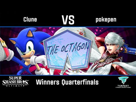Clune (Sonic) vs pokepen (Bayonetta) - Ultimate Winners Quarterfinals - Octagon #69