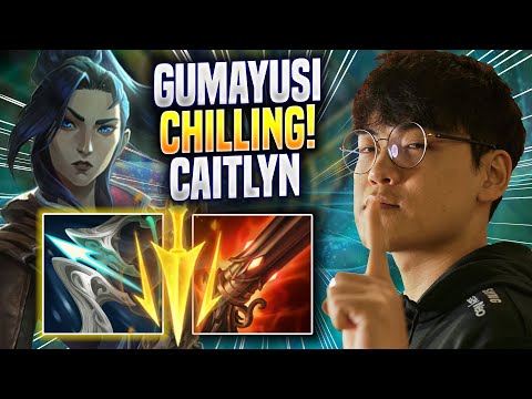 GUMAYUSI CHILLING WITH CAITLYN! - T1 Gumayusi Plays Caitlyn ADC vs Varus! | Season 2023