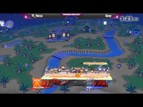 SW13 Smash Wii U - PS_Marcus (Pikachu) vs Dizney (Fox) - Winners Bracket