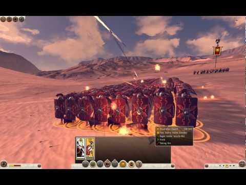 Total War ROME 2 : Arrows vs Shield in Testudo formation