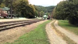 preview picture of video 'GSMR 777 eastbound at Whittier, NC 10/14/13'
