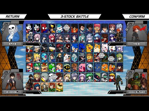 Prism Cross v1.0 - All Characters [4K] (Smash Bros. Fangame)