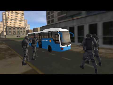 US Police Bus Transport Prison Break Survival Game