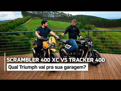 Triumph Tracker 400 ou Scrambler 400 XC: A escolha é mais difícil do que parece!