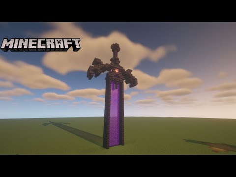 Nether Portal Devil Sword in Minecraft