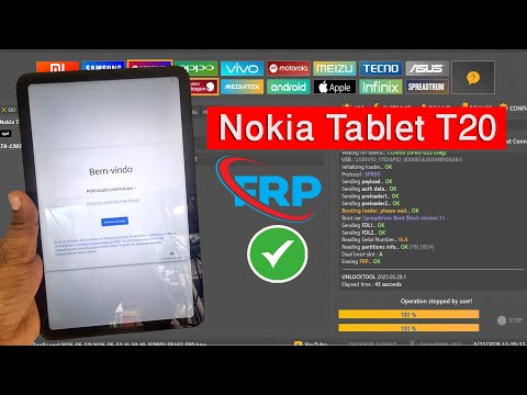 Nokia T20 (TA-1392) (TA-1394)(TA-1397) FRP Bypass Unlock Tool Google account Bypass