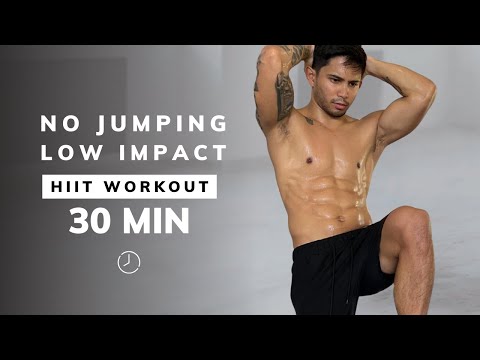 ENTRENAMIENTO HIIT DE BAJO IMPACTO DE 30 MIN SIN SALTOS - TODO DE PIE - Cuerpo completo, sin equi...