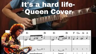 It´s a hard life- Queen Cover(Tabs) by Julio Tutorial