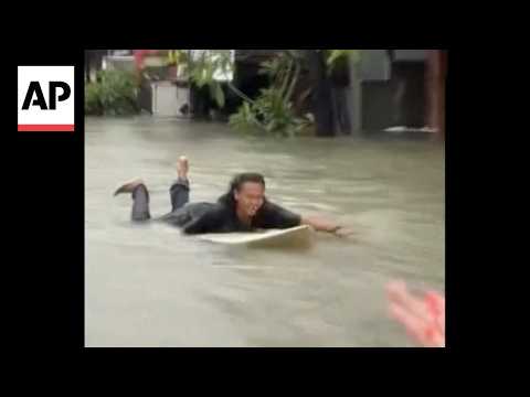 Video Thumbnail: Heavy rain in Indonesia causes floods in parts of Bali