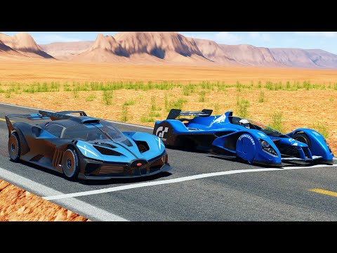 1800HP BUGATTI BOLIDE VS 1500HP REDBULL X2010 S1 DRAG RACE | Assetto Corsa