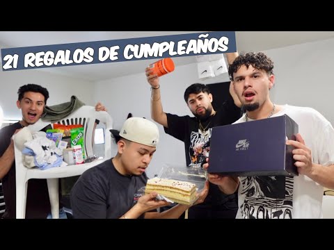 WE GAVE OUR COUSIN 21 GIFTS FOR HIS 21ST BIRTHDAY (HE DIDN'T LIKE THEM) 😭