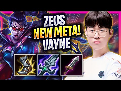 ZEUS CRAZY NEW META VAYNE TOP! - HLE Zeus Plays Vayne TOP vs Fiora! | Season 2025