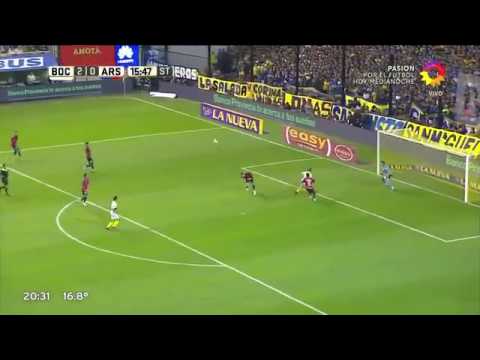 Golazo de Maroni en su debut con Boca en La Bombonera