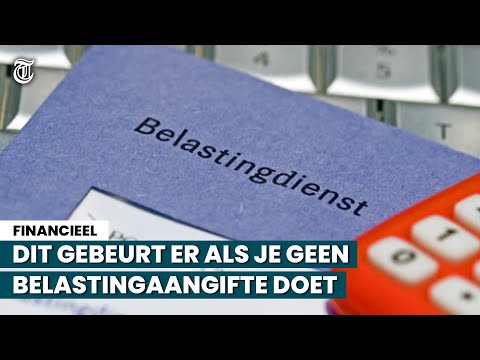 Dit gebeurt er als je geen aangifte inkomstenbelasting doet