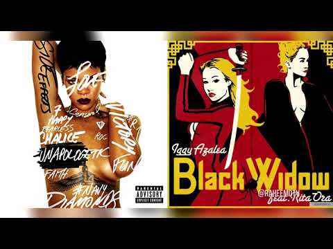 Rihanna x Iggy Azalea - Jump Black Widow (Mashup) (Feat Rita Ora) Video