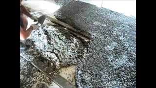 Утепление чердачного перекрытия полистиролбетоном.