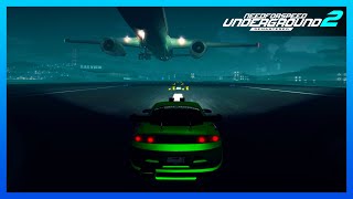 NFS Underground 2 - How to Enter the Airport Runway (Free Roam Glitch Tutorial)