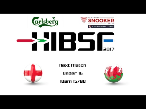 HIBSF Live Stream - 2017 - U21 Ben Fortey (Wales) v Christoph Van Geertsom (Belgium)