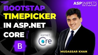 Implement Bootstrap TimePicker in ASP.Net Core
