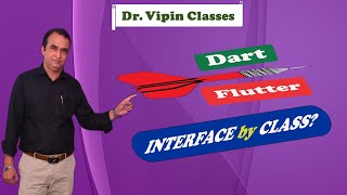 Interface in Dart Flutter | Interface by Class | Dart Class -56 | Dr. Vipin Classess