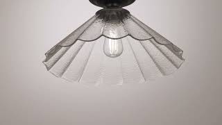 1_Watch A Video About the Possini Euro Vandross Matte Black Ceiling Light