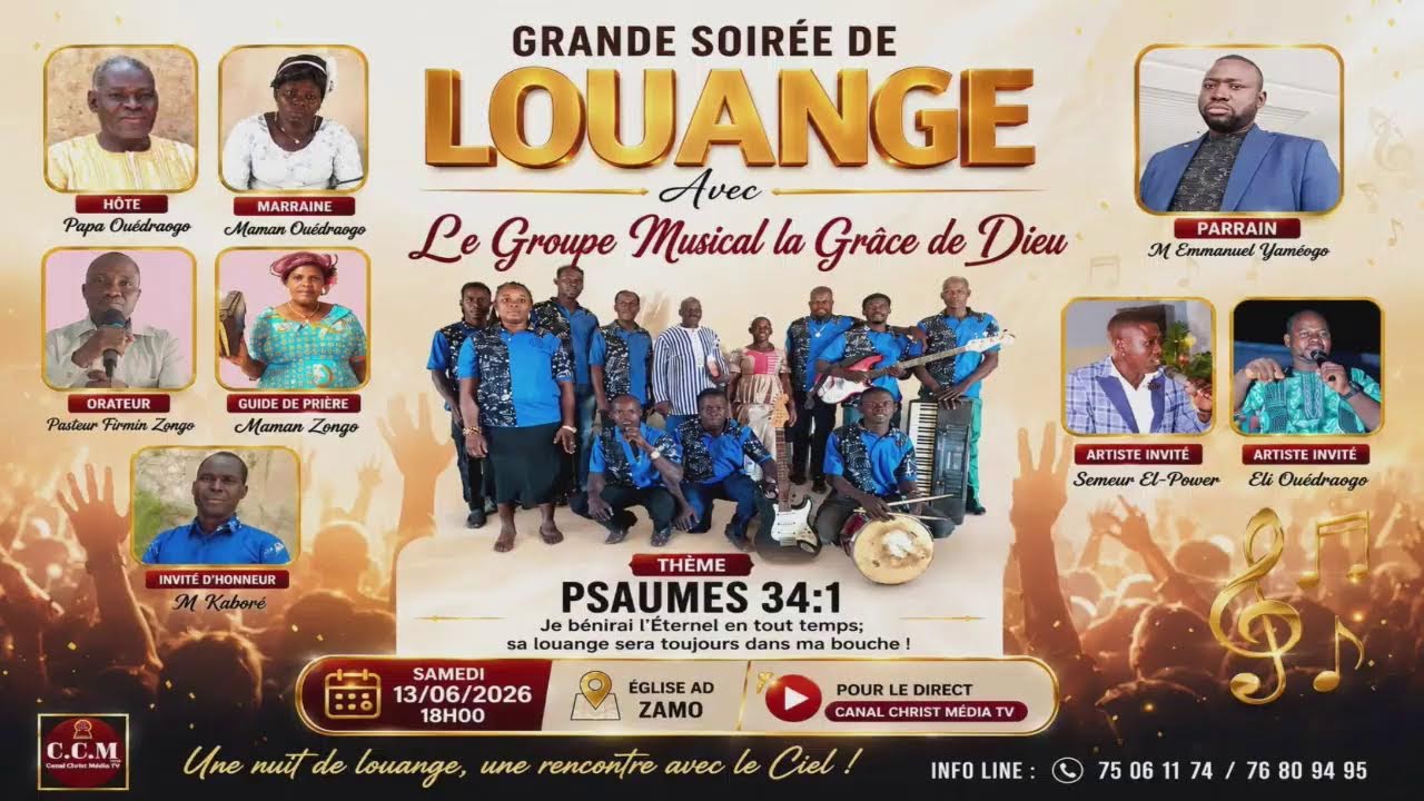SOIREE DE LOUANGE A ZEMO