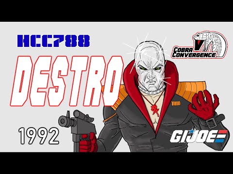 HCC788 - 1992 DESTRO v3 - Enemy Weapons Supplier - G.I. Joe toy review!