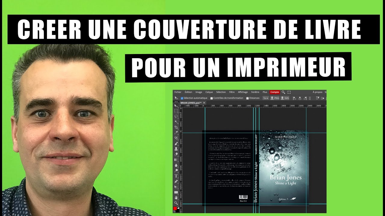 Creer une couverture de livre pour un imprimeur