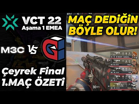 EPIC! M3C vs GUILD | MAP 1 FRACTURE | VCT 2022 EMEA Playoffs: Upper Round 1
