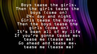 Ke$ha-Tease Me (lyrics)