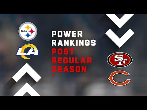 NFL Power Rankings Post Regular Season
