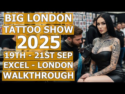 The Big London Tattoo Show Convention 2025 - Full Walkthrough |  ExCel Exhibition Center  London